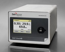 MAP Check 3 online gas analyser for MAP quality assurance